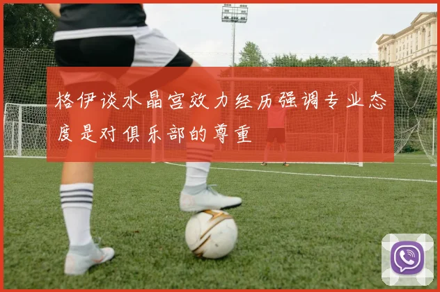 格伊谈水晶宫效力经历强调专业态度是对俱乐部的尊重